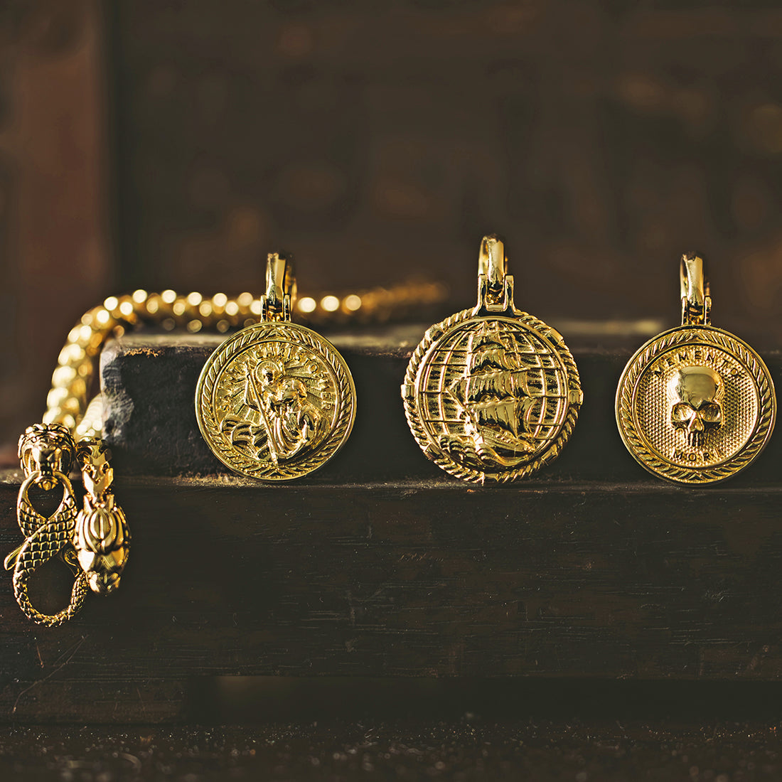 Mens Gold Pendants