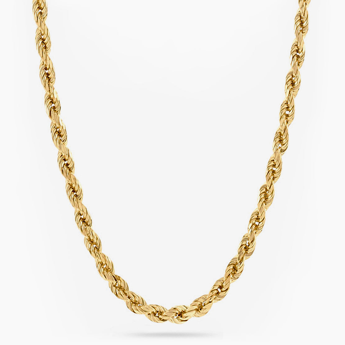 Shop Online 4mm Diamond Cut Rope Chain, Gold from Proclamation Jewelry - View 1