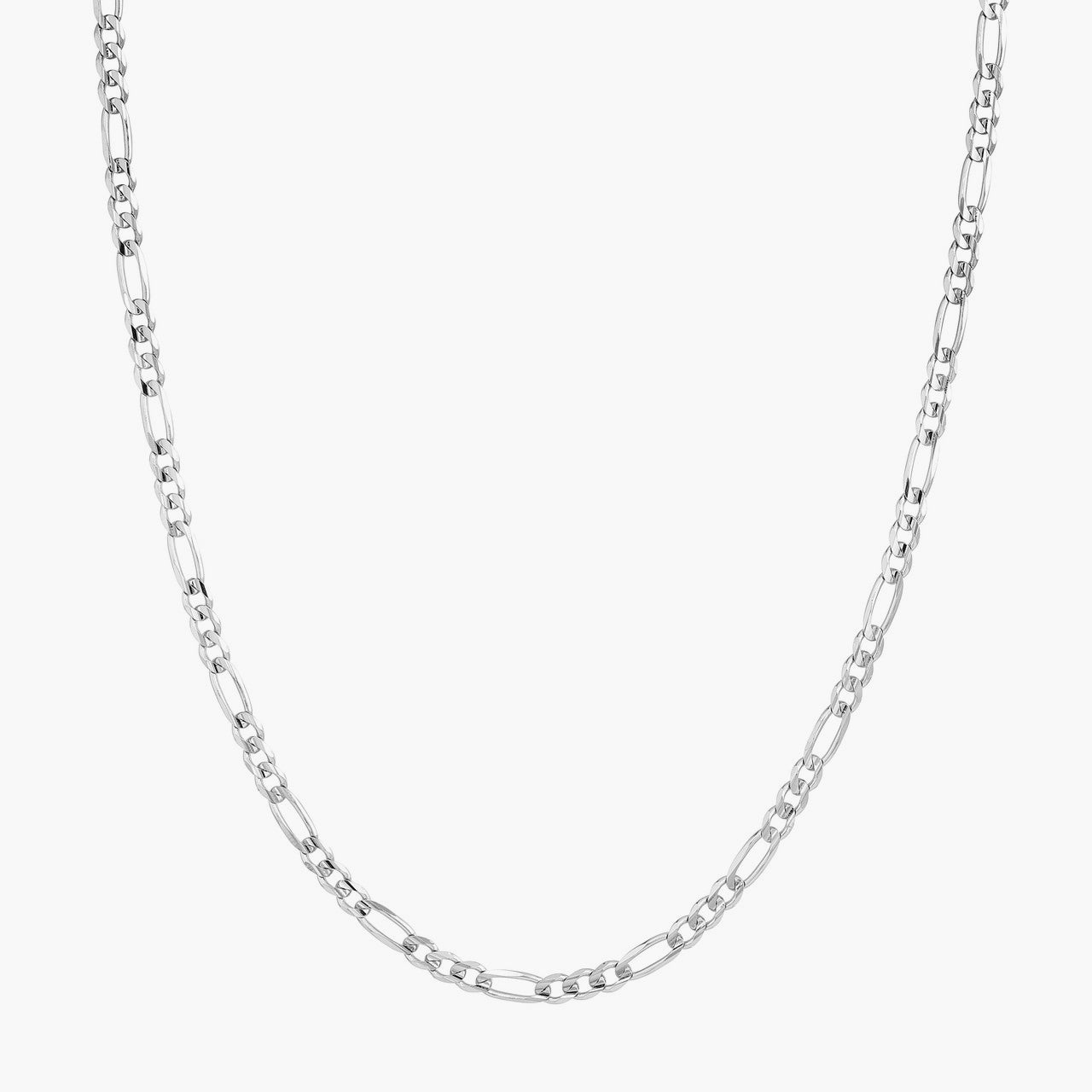 4mm Silver Figaro Chain