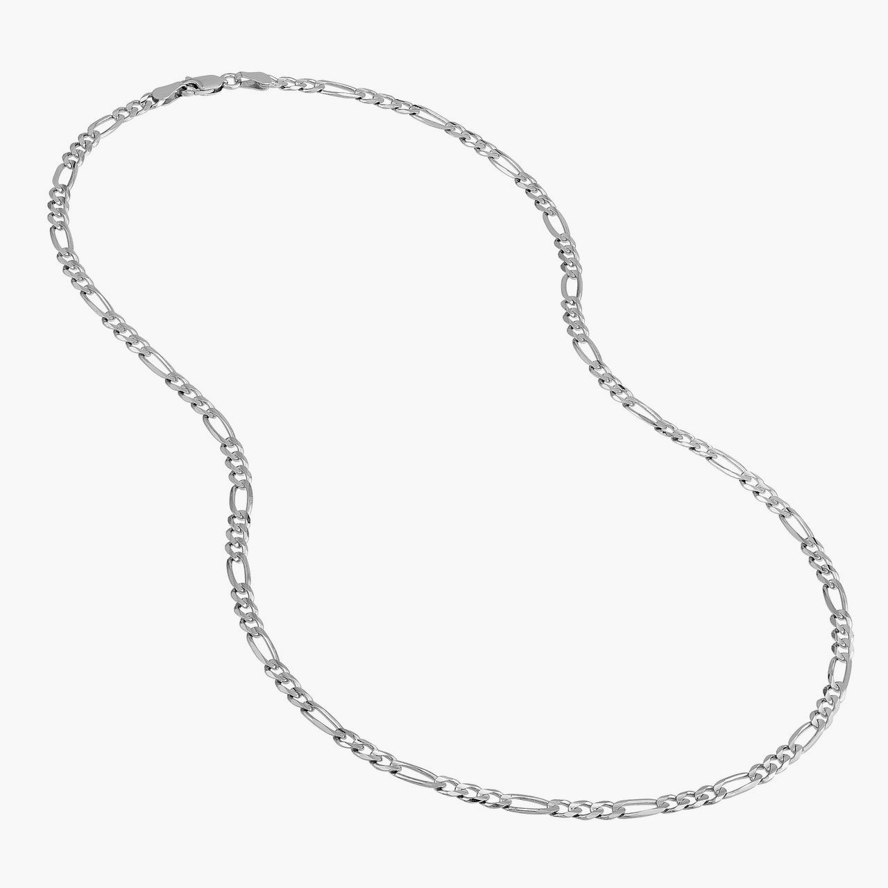 4mm Silver Figaro Chain