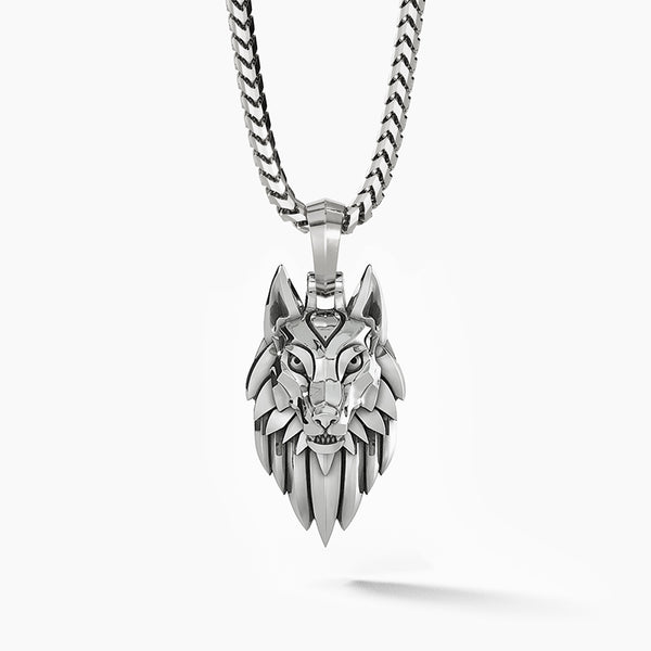 Wolf Necklace, Sterling Silver Wolf Pendant, Wolf Jewellery, Unisex Wolf Necklace, Howling offers Wolf Necklace, Mens Jewellery, Gift for him