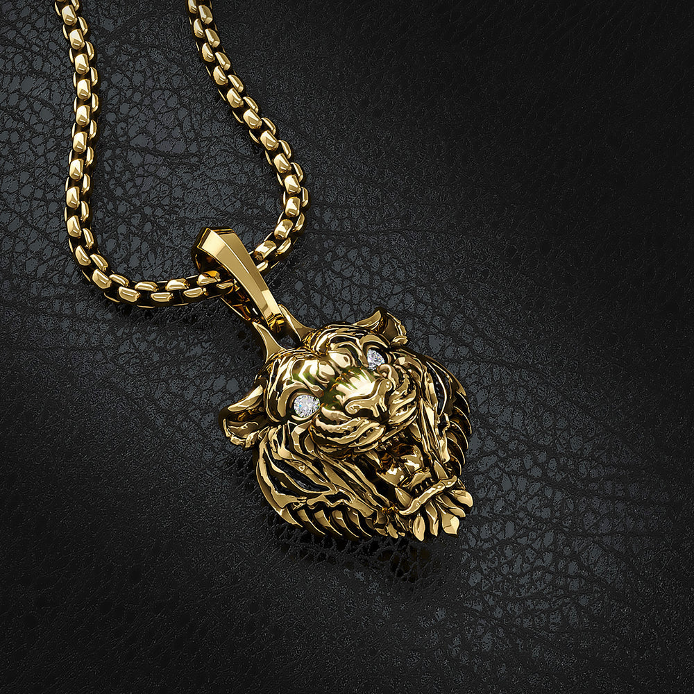 Tiger pendant with Rope 2024 Chain