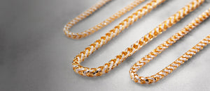 Proclamation Jewelry Men's Diamond Cut Franco Chain Necklace