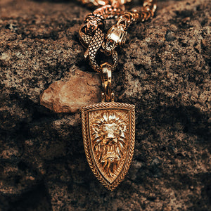 Empire, Gold Lion Head Pendant