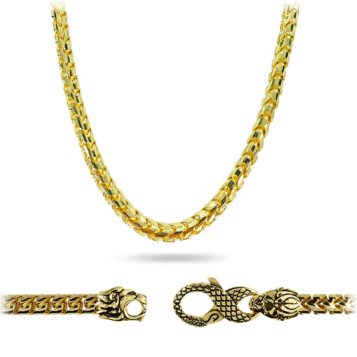 Gold Chain Custom Necklace 4mm