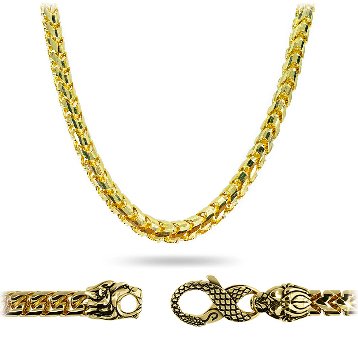 Franco Chain in 14K Yellow Gold, 22