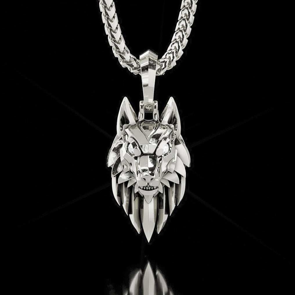 Louis Vuitton Dog Tag White Gold Pendant Necklace – Opulent Jewelers