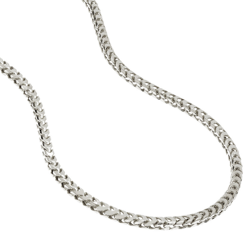 3mm Silver Franco Chain, Silver Chain for Men, Proclamation Jewelry